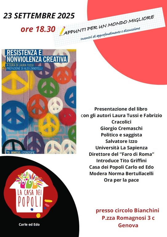 Genova 23 settembre 2025
