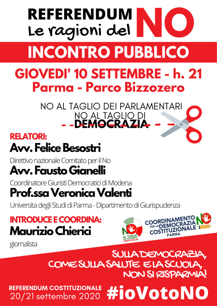 locandina 10 settembre 2020 a Parma
