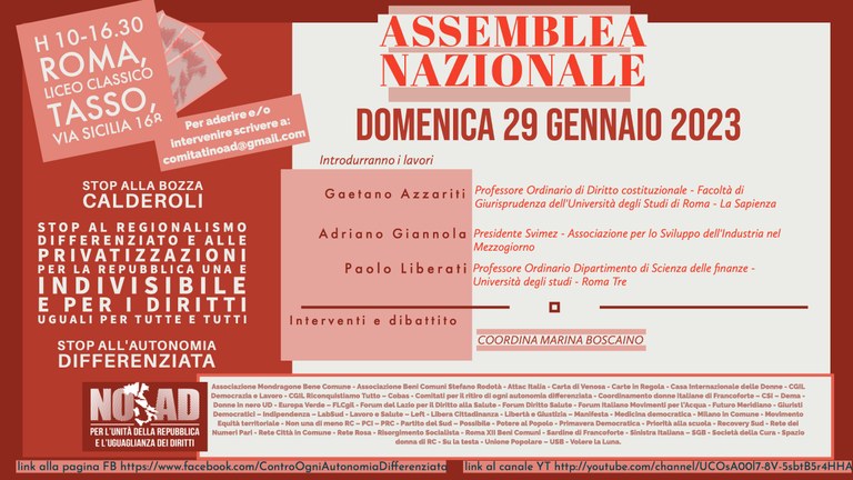 Locandina no AD 29 Locandina no AD 29