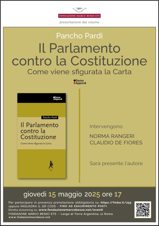 locandina Pardi roma 15 maggio